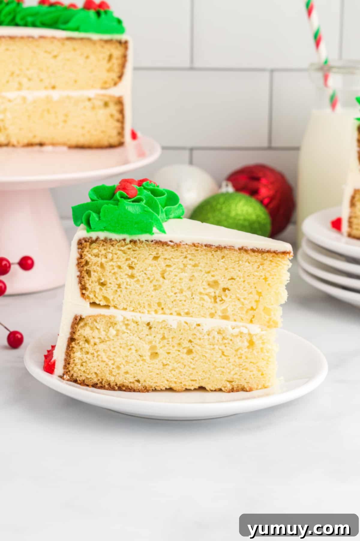 christmas wreath cake