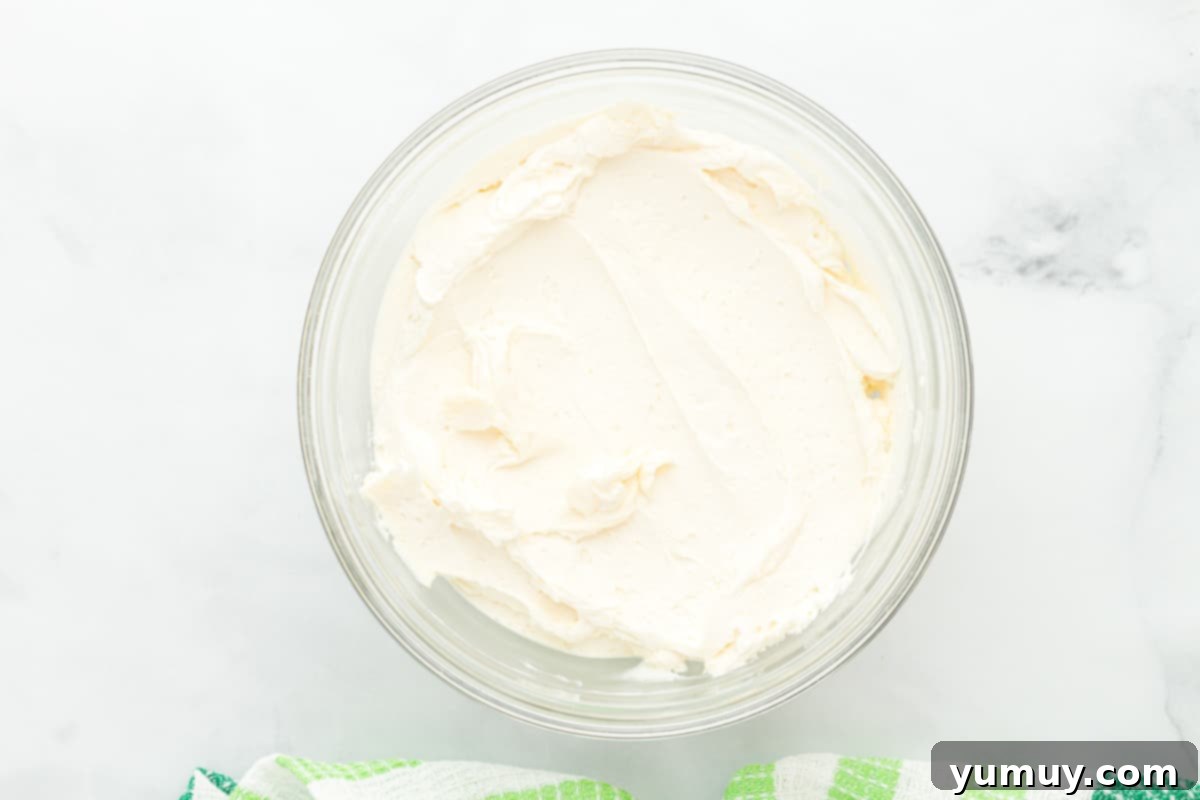 frosting in a mixing bowl