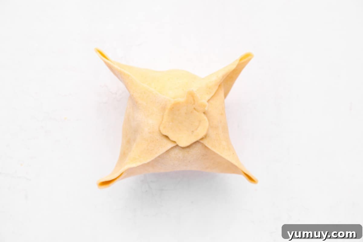 Flaky Pie Crust Apple Delights 14 A perfectly folded apple dumpling, showcasing the neat crust seal.