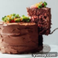 Decadent Chocolate Strawberry Delight 4 Featured image of a stunning chocolate strawberry cake, perfectly frosted and ready to be served, capturing its rich colors and inviting texture.