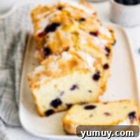 featured blueberry lemon pound cake