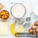 ingredients for banana cream pie poke cake