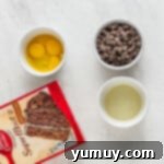 ingredients for chocolate cake mix cookies