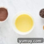 ingredients for chocolate peanut butter muffins