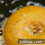 Homemade Krispy Kreme Glazed Donuts 10 frying donuts