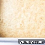 baked eggnog sheet cake in a 9x13 pan.