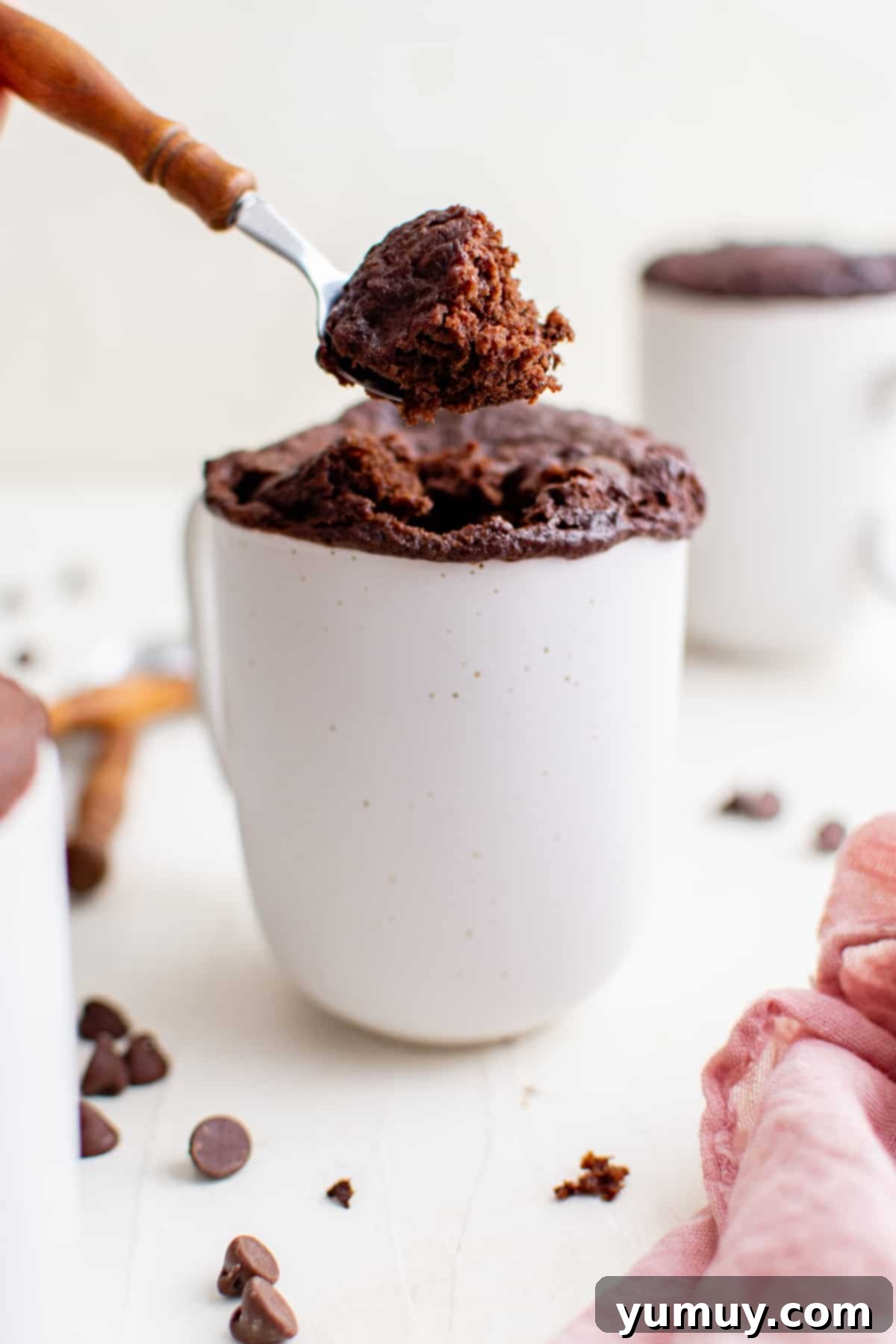 microwave mug brownie