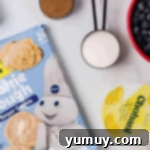 Blueberry Bliss Bars 5 ingredients for blueberry pie bars.