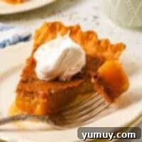 Vinegar Pie A Slice of Humble Pie: The Unexpected Delight 4 A delicious slice of old-fashioned vinegar pie, topped with whipped cream, sitting on a plate with a fork.