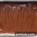 Peanut Butter Dream Bars 10 melted chocolate spread into baking pan