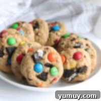 Featured Oreo monster cookies, beautifully arranged.