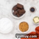 How to prepare the muffin tin for homemade peanut butter cups.