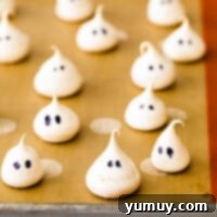 featured ghost meringues