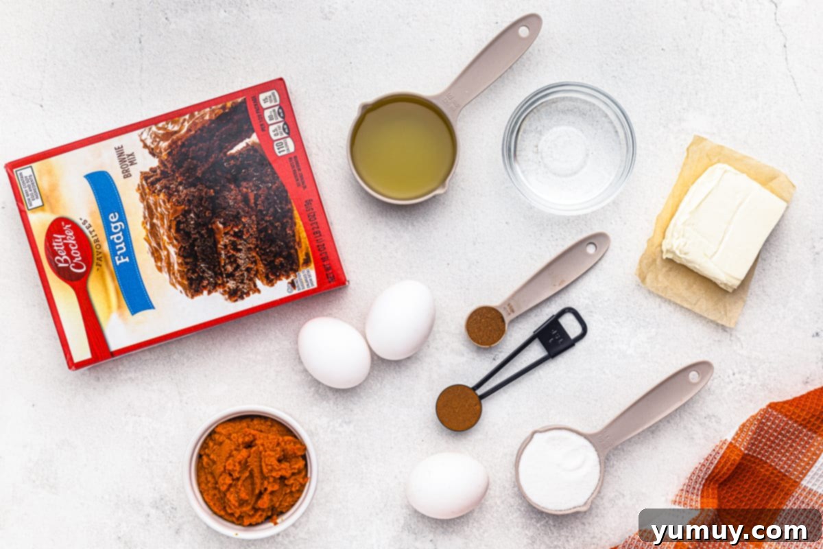 how to make pumpkin brownies