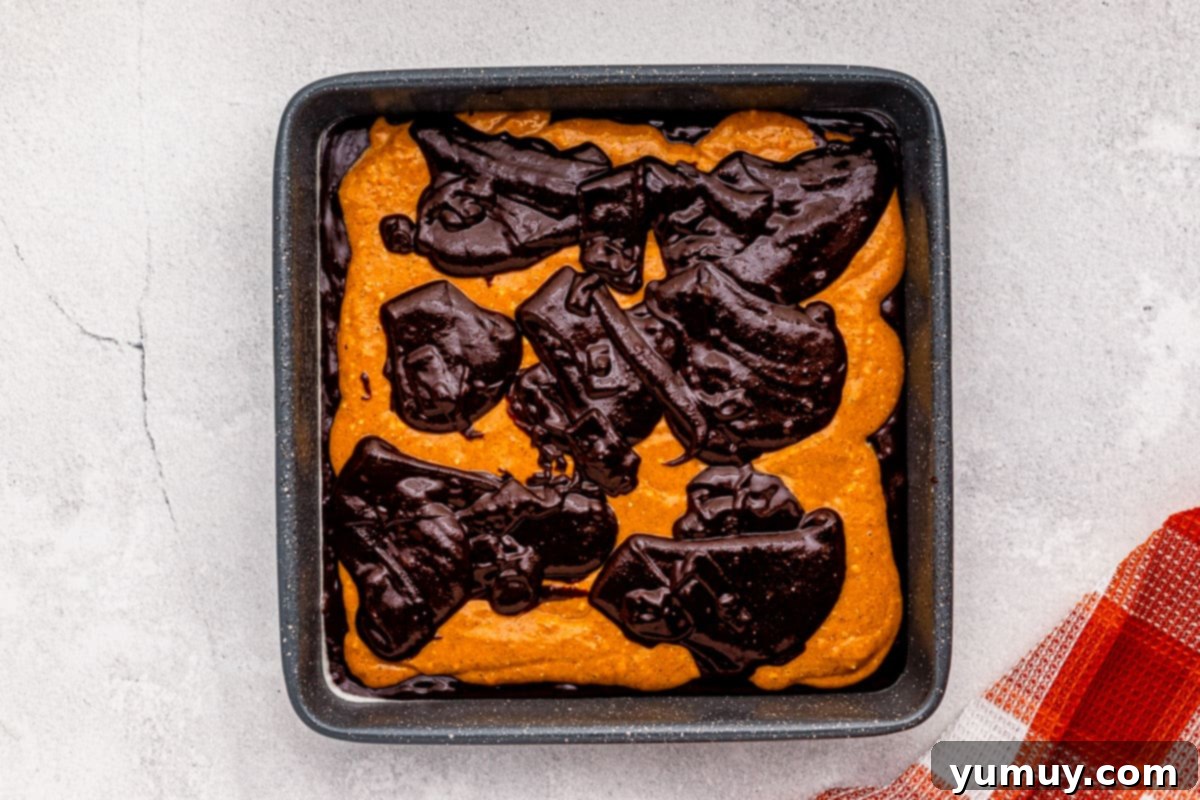 how to make pumpkin brownies