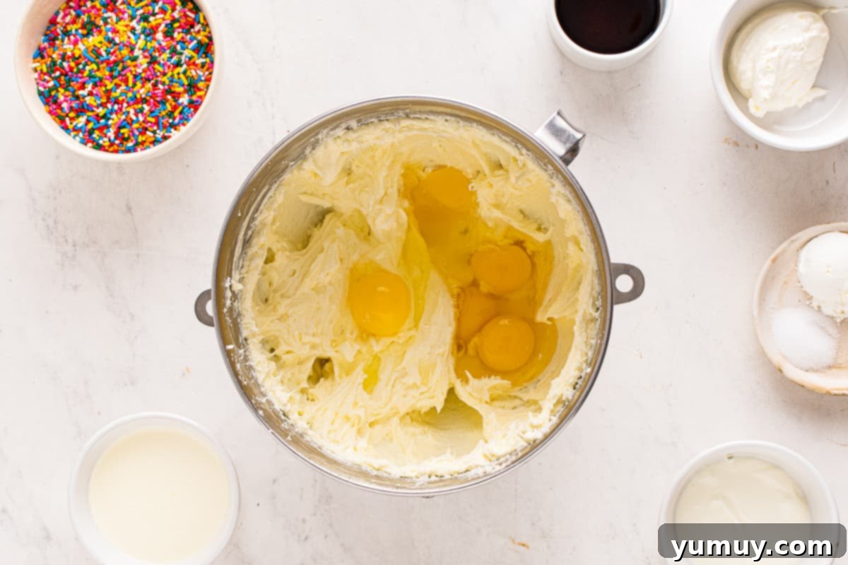 how to make funfetti cheesecake